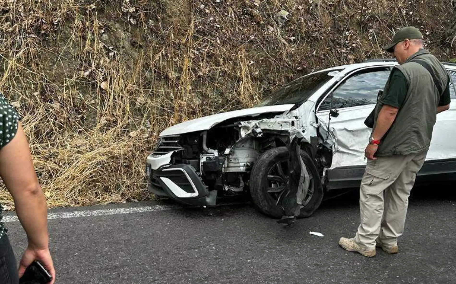 camionreta accidentada